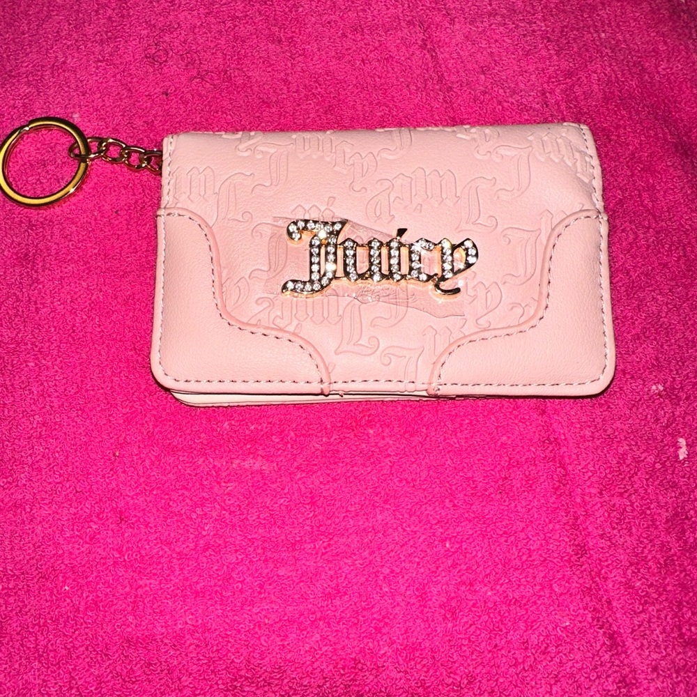Light pink Juicy couture card wallet
